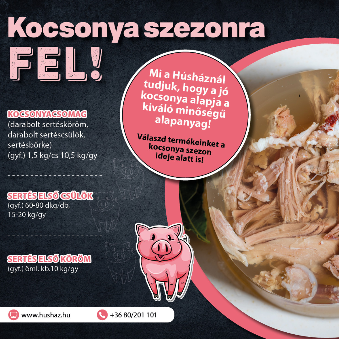 Húsház Hungary Blog - Kocsonya szezonra fel!...