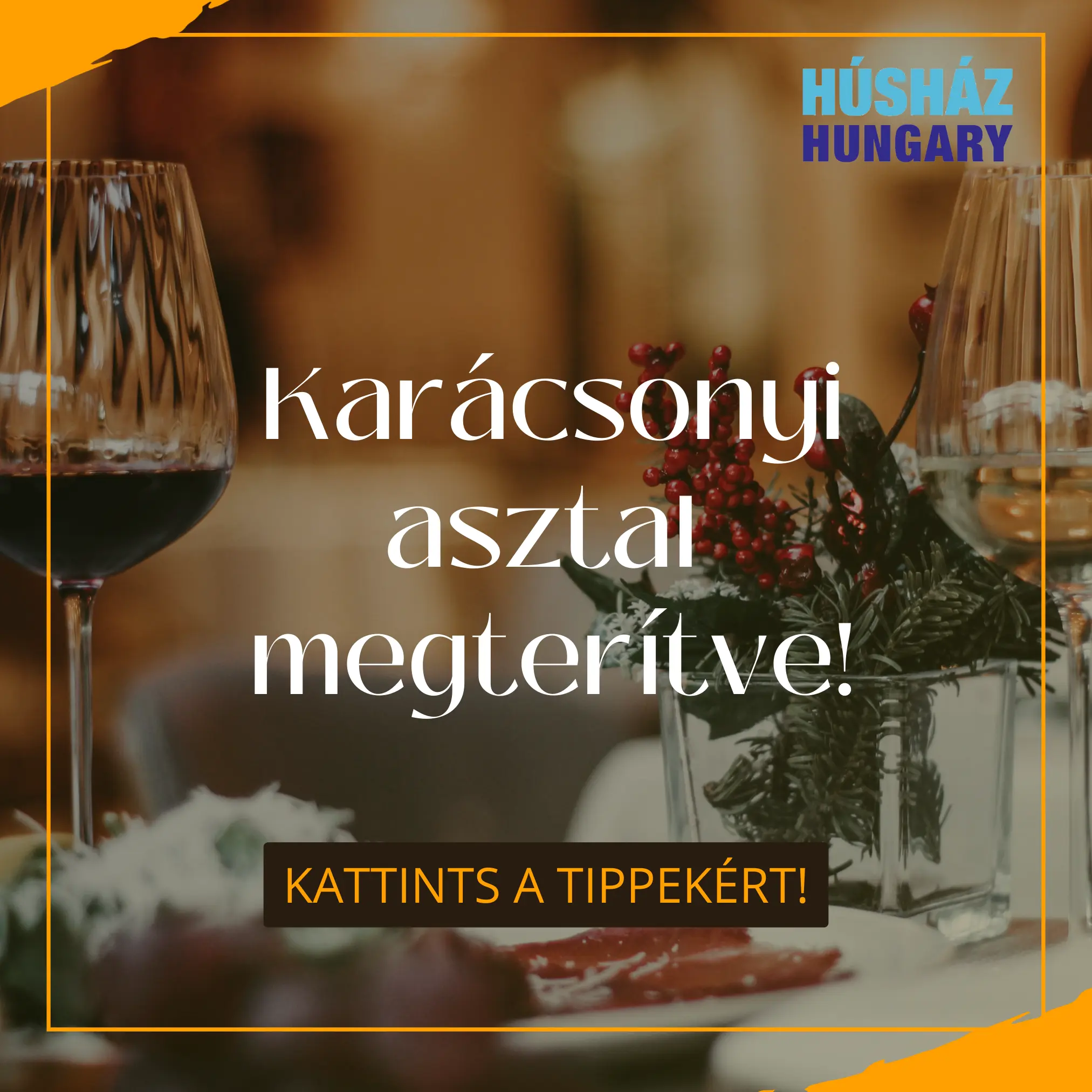 Húsház Hungary Blog - Karácsonyi asztal megterítve!...