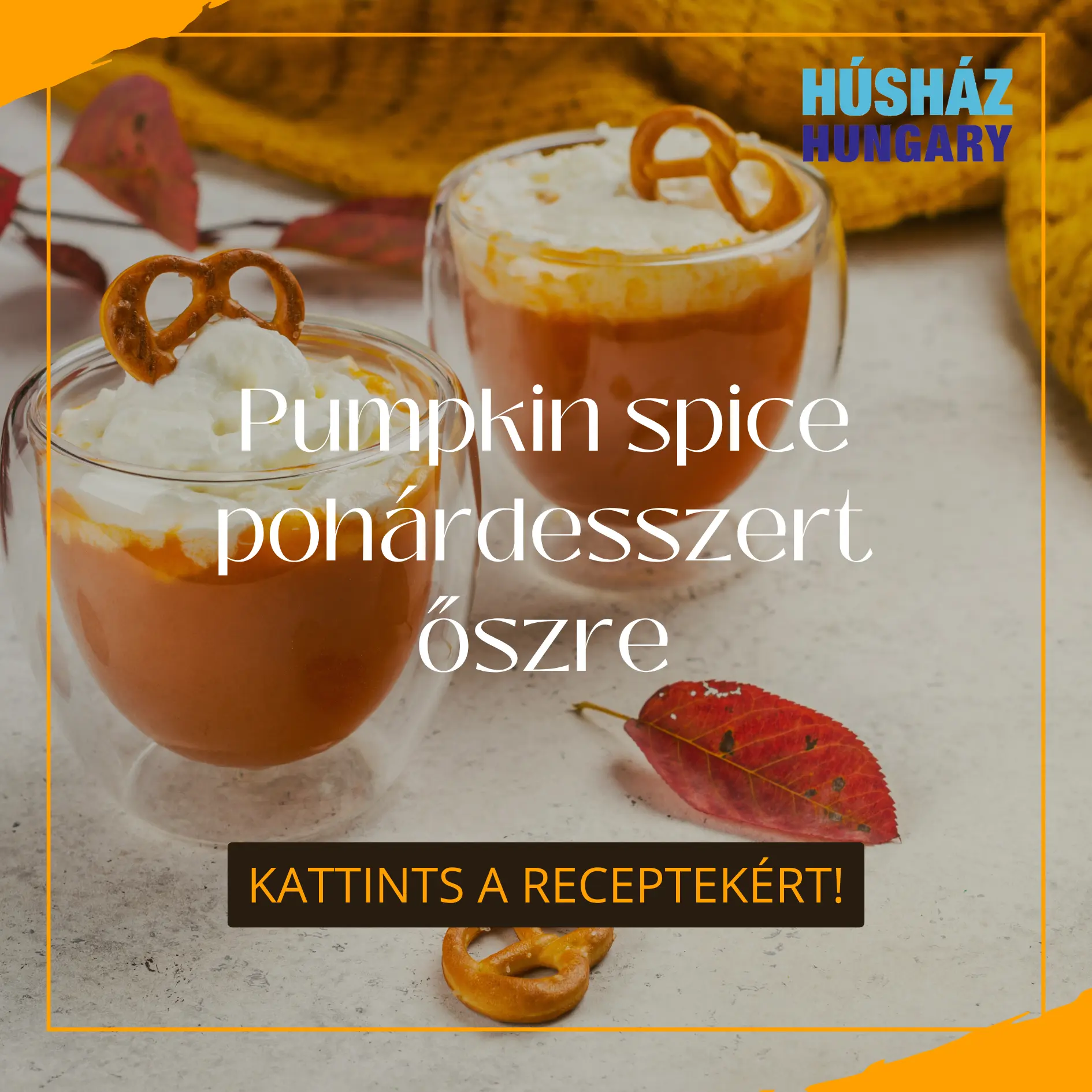 Kanalazható pumpkin spice: Így készíts különleges őszi pohárdesszertet